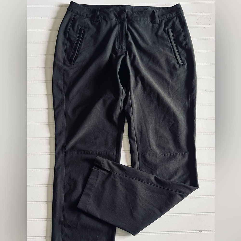 SLAZENGER womens size 10 black golf pants